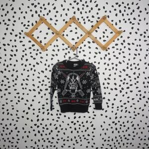 Star War Black Darth Vader Baby Holiday Sweater